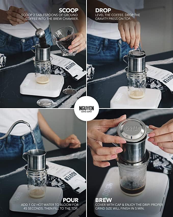 Nguyen Coffee Supply Truegrit Robusta packaging closeup highlights freshness
