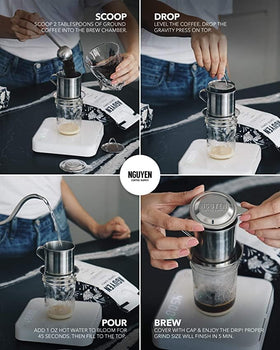 Nguyen Coffee Supply Truegrit Robusta packaging closeup highlights freshness