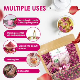 NHAT ANH FARM rose buds for bath and soothing aromatics.