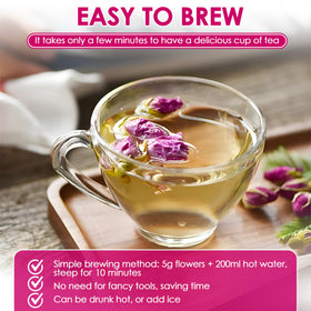 NHAT ANH FARM rose buds ground into beauty powder and skincare.