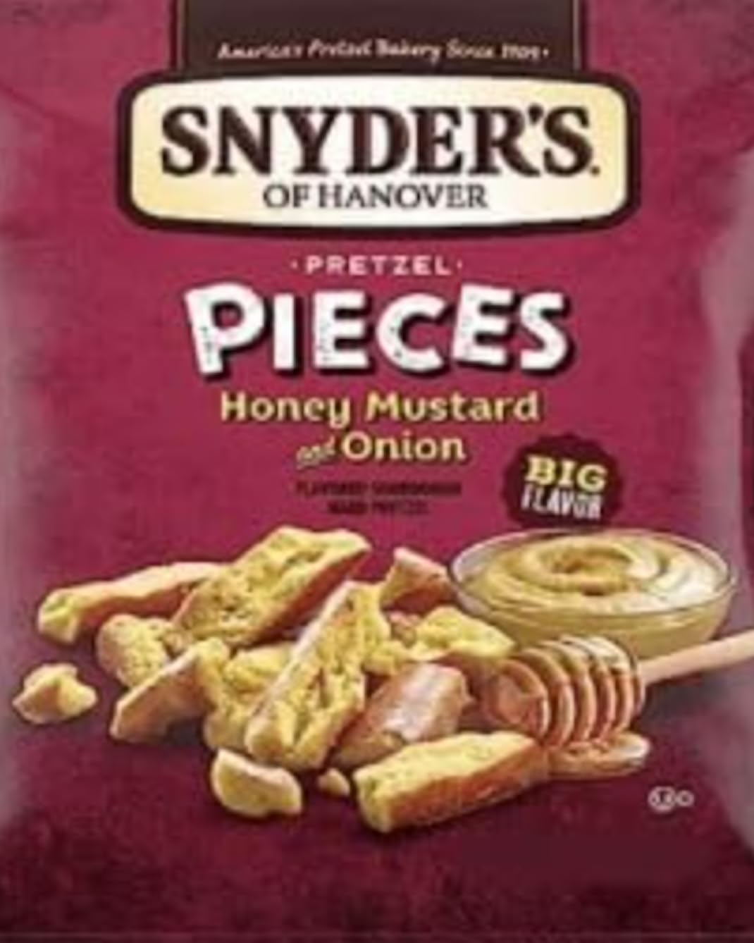 Snyder's Honey Mustard Pretzels kitchen counter; ready to share or savor alone.