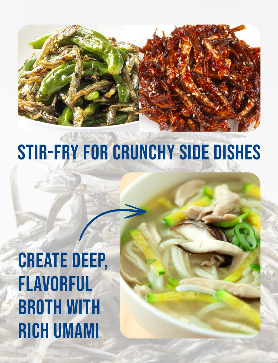 NICE WITCH'S anchovy enhances banchan side dishes