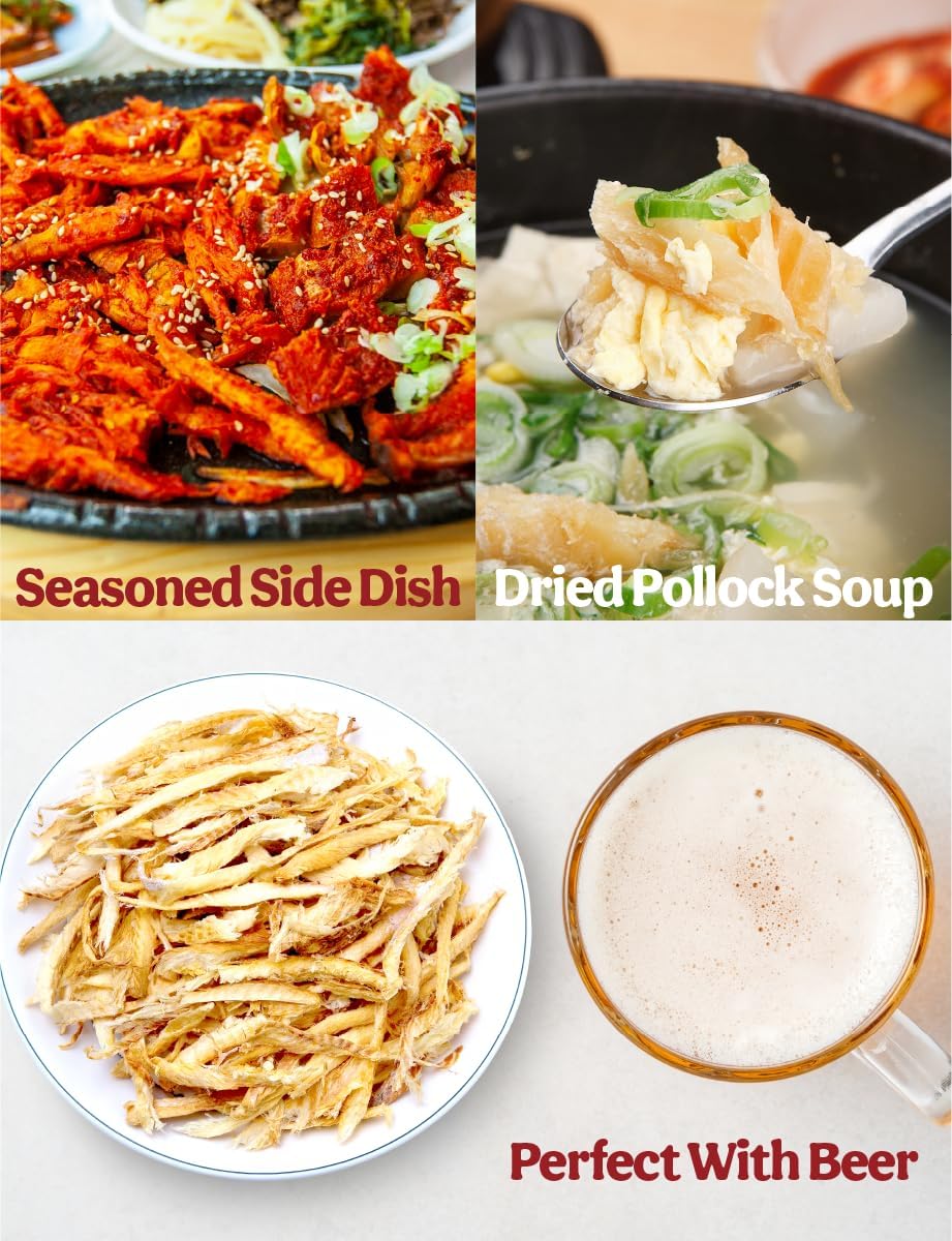 NICE WITCH'S Dried Pollack Shredded stir-fry pan, lean seafood in dishes