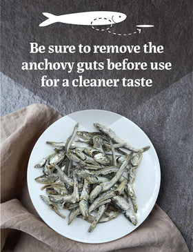 NICE WITCH'S Korean anchovies for ramen stock and flavor depth.