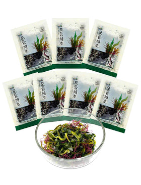 Nice Witch's Korean seaweed salad mix package front for quick, authentic meals.