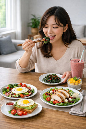 Nice Witch's Korean seaweed mix produced and packed in Korea.