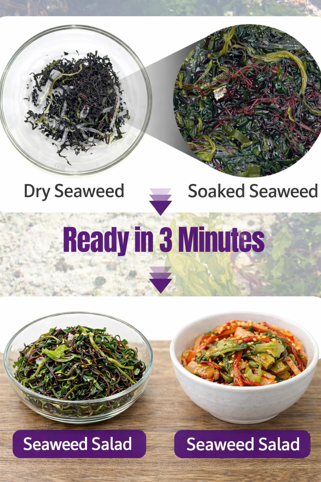 Nice Witch's seaweed mix elevates rice bowls with savory notes.