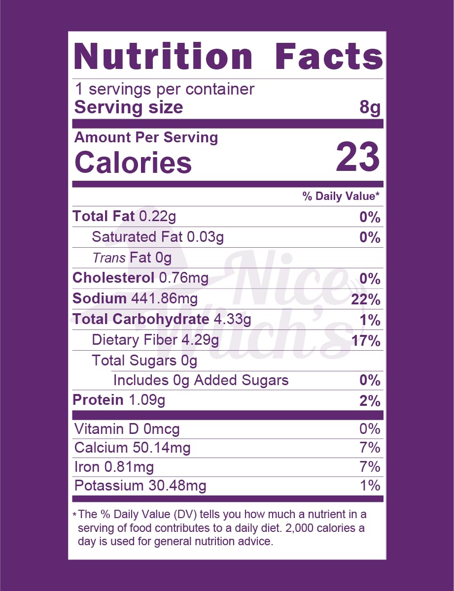 Nice Witch's seven-pack portions ready for easy, portion-controlled meals.