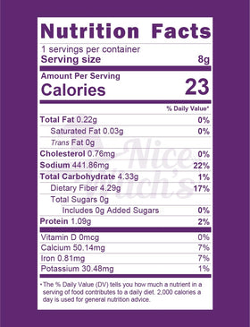 Nice Witch's seven-pack portions ready for easy, portion-controlled meals.