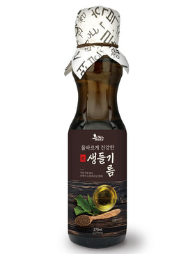 Nice Witch's Raw Perilla Oil bottle with premium cold-pressed seeds.