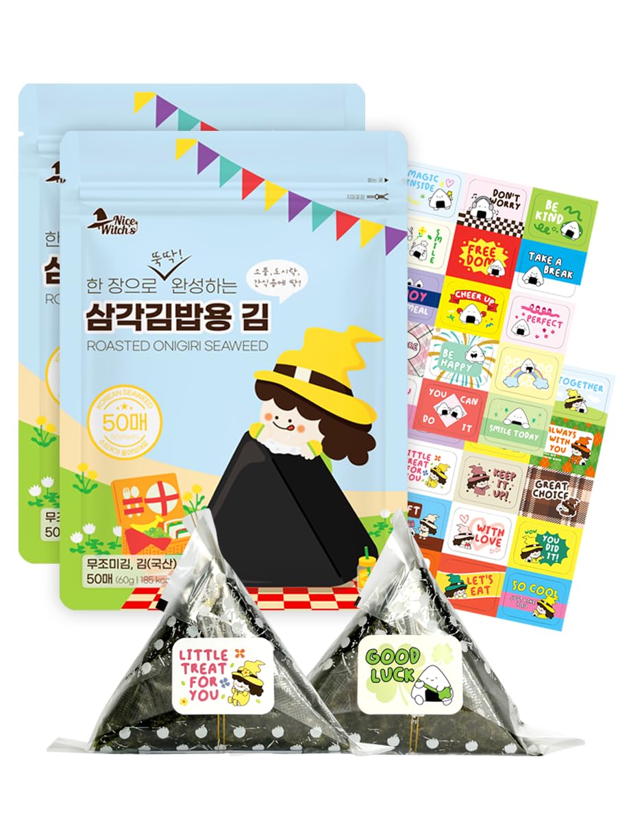 Nice Witch's Seaweed Nori inner vacuum pack preserves freshness for gimbap