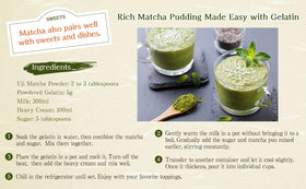 NICHIGA baking with matcha for vibrant desserts and flavors.