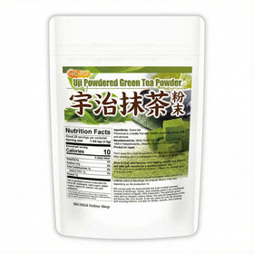 NICHIGA Japanese matcha powder in a tin for authentic cooking flavor.