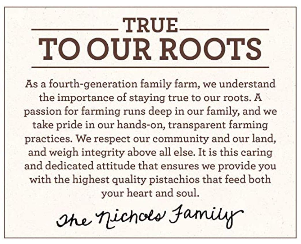 Nichols Farms California pistachios from a family farm with premium taste