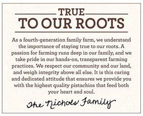 Nichols Farms California pistachios from a family farm with premium taste