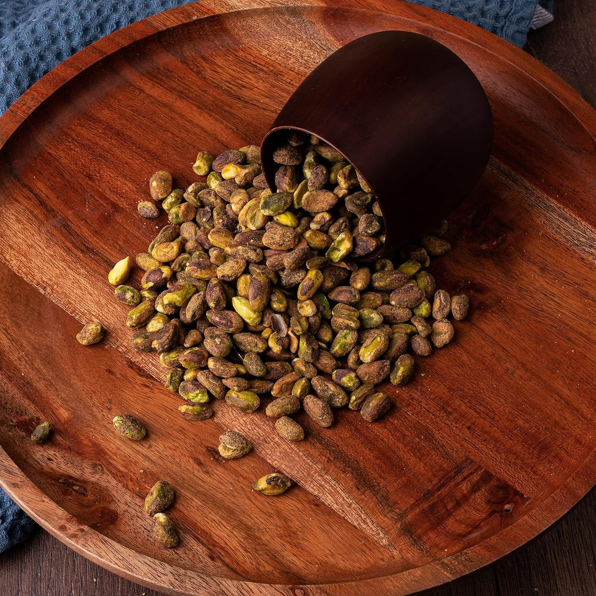 Nichols Farms pistachios kitchen ingredient for salads and dishes.