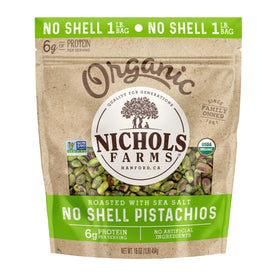Nichols Farms pistachios snack-jar ideal for parties and on the go.