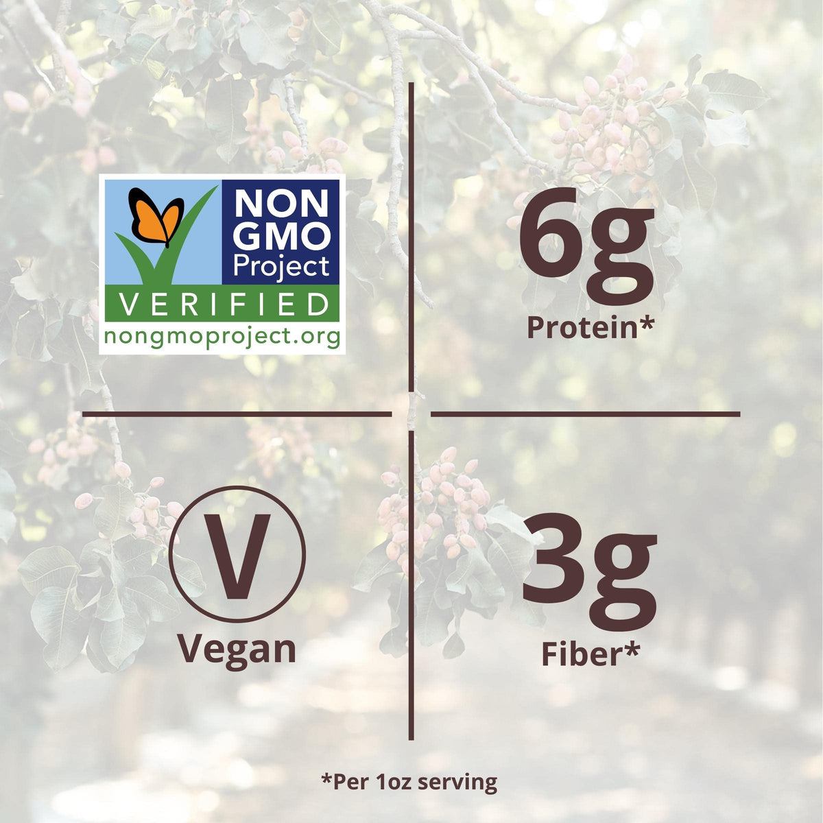 Nichols Farms roasted salted pistachios deliver a crisp bite and balanced aroma
