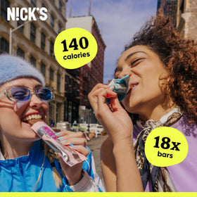 N!CK'S individually wrapped keto bar for convenient on-the-go moments.