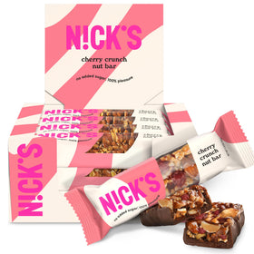 N!CK'S Keto Nut Bar packaging for grab-and-go energy on busy days
