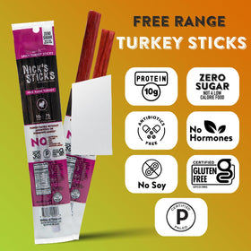 Nick's Sticks nutrition shows 10 g protein per 1.7 oz pack