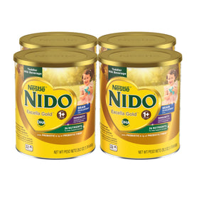 Nido Excella Gold 4-pack display showing convenient family nutrition option