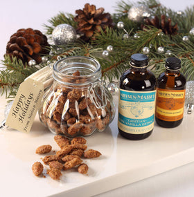 Nielsen-Massey all-natural ingredients list on packaging