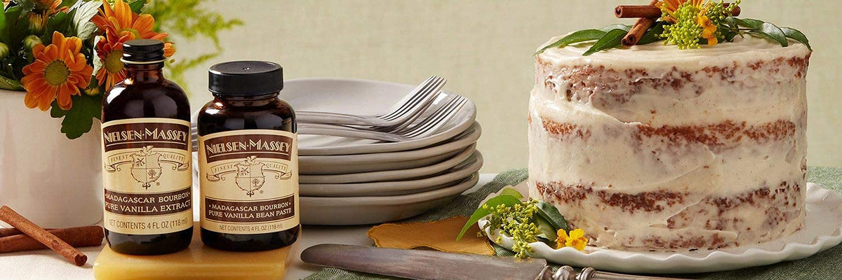 Nielsen-Massey vanilla paste used in baking and desserts