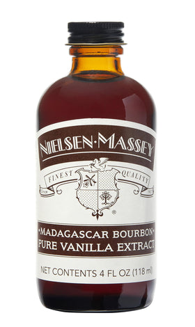 Nielsen-Massey Madagascar Bourbon Vanilla Extract bottle for rich baking flavor