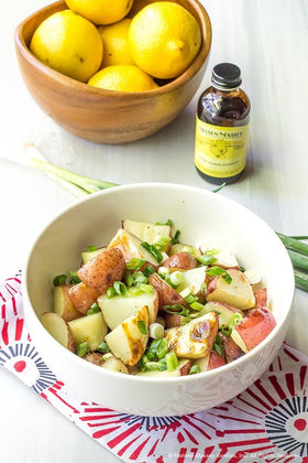 Nielsen-Massey lemon extract in batter delivering consistent brightness