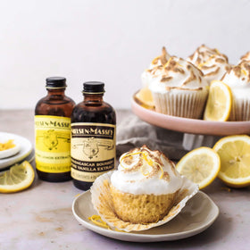 Nielsen-Massey Pure Lemon Extract uses California lemon oil for fresh citrus.