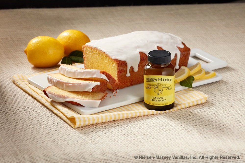 Nielsen-Massey Pure Lemon Paste demonstrates versatile uses in desserts and savory dishes.