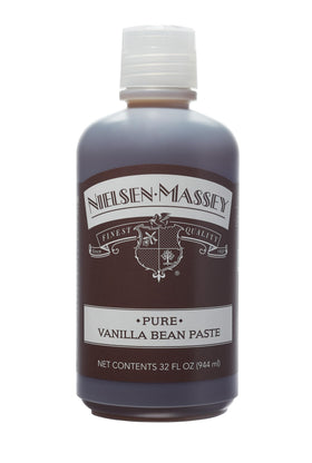 Nielsen-Massey Pure Vanilla Bean Paste bottle with flecks for richer baking