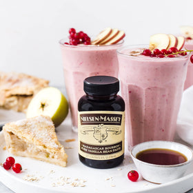 Vanilla beans and paste highlight by Nielsen-Massey
