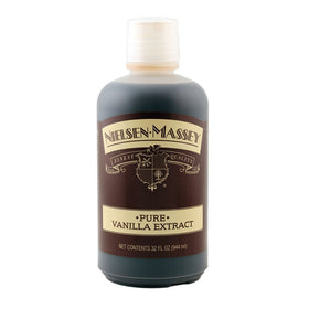 Nielsen-Massey vanilla beans closeup highlighting premium origin.