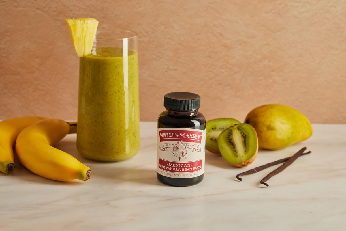 Nielsen-Massey Mexican vanilla paste drizzle adds depth to crème brûlée and ice cream.