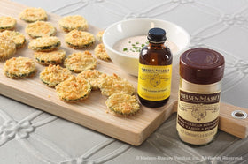 Nielsen-Massey vanilla powder label highlights certifications and allergen-free quality