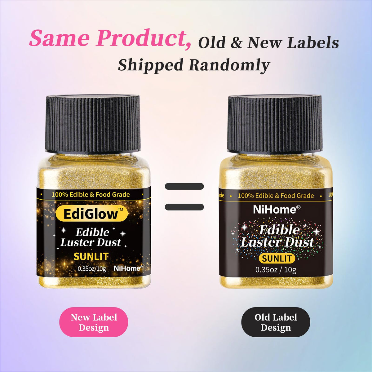 NiHome purple cookie glitter dust adds festive shine