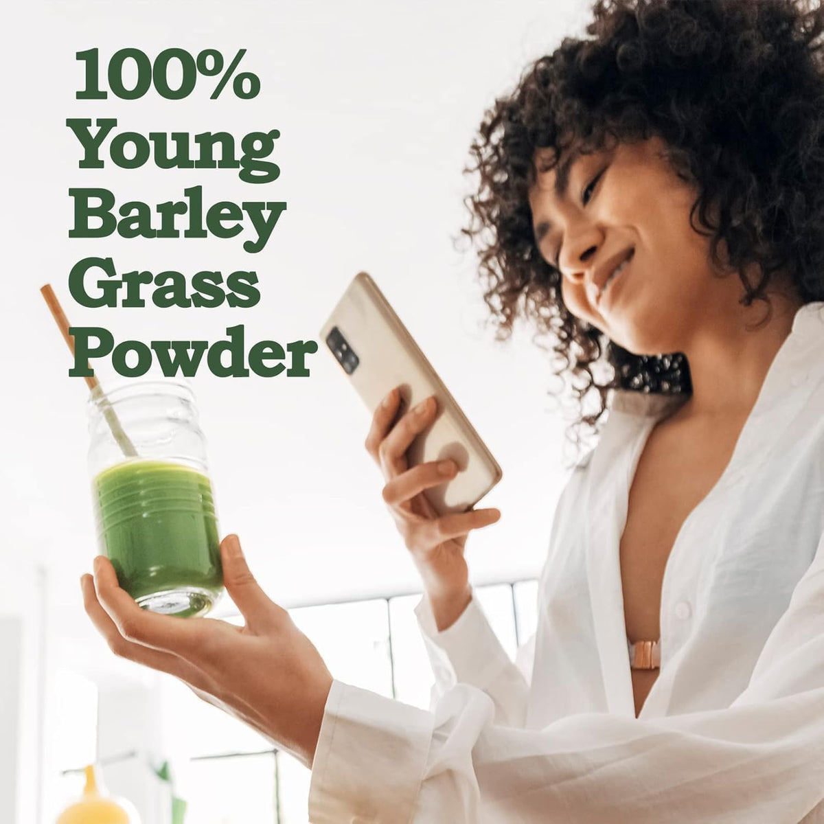 Daily greens added to cooking, for color and subtle barley grass flavor.