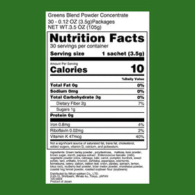 NIHON YAKKEN 30-count supply supports consistent smoothie routines.