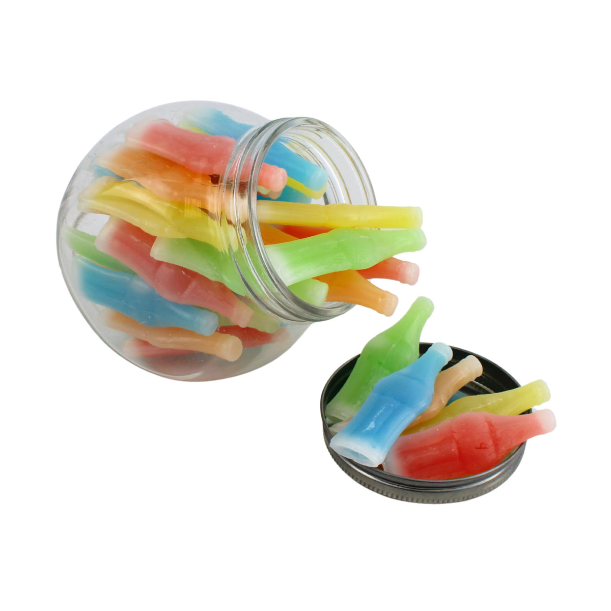 Nik-L-Nips wax bottles arrangement showcases variety and shareable fun.