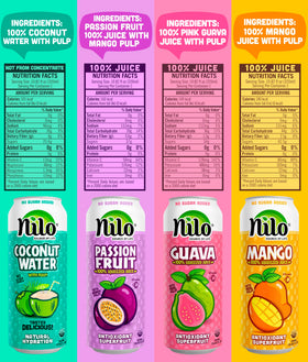 NILO Coconut water ice-cold bottle close-up signals hydration.