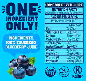 NILO Kosher certified production ensures clean, high-quality juice