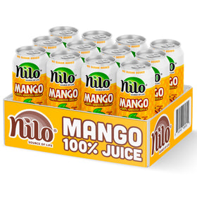 NILO Mango Juice pour - fresh, not-from-concentrate flavor for quick refreshment.