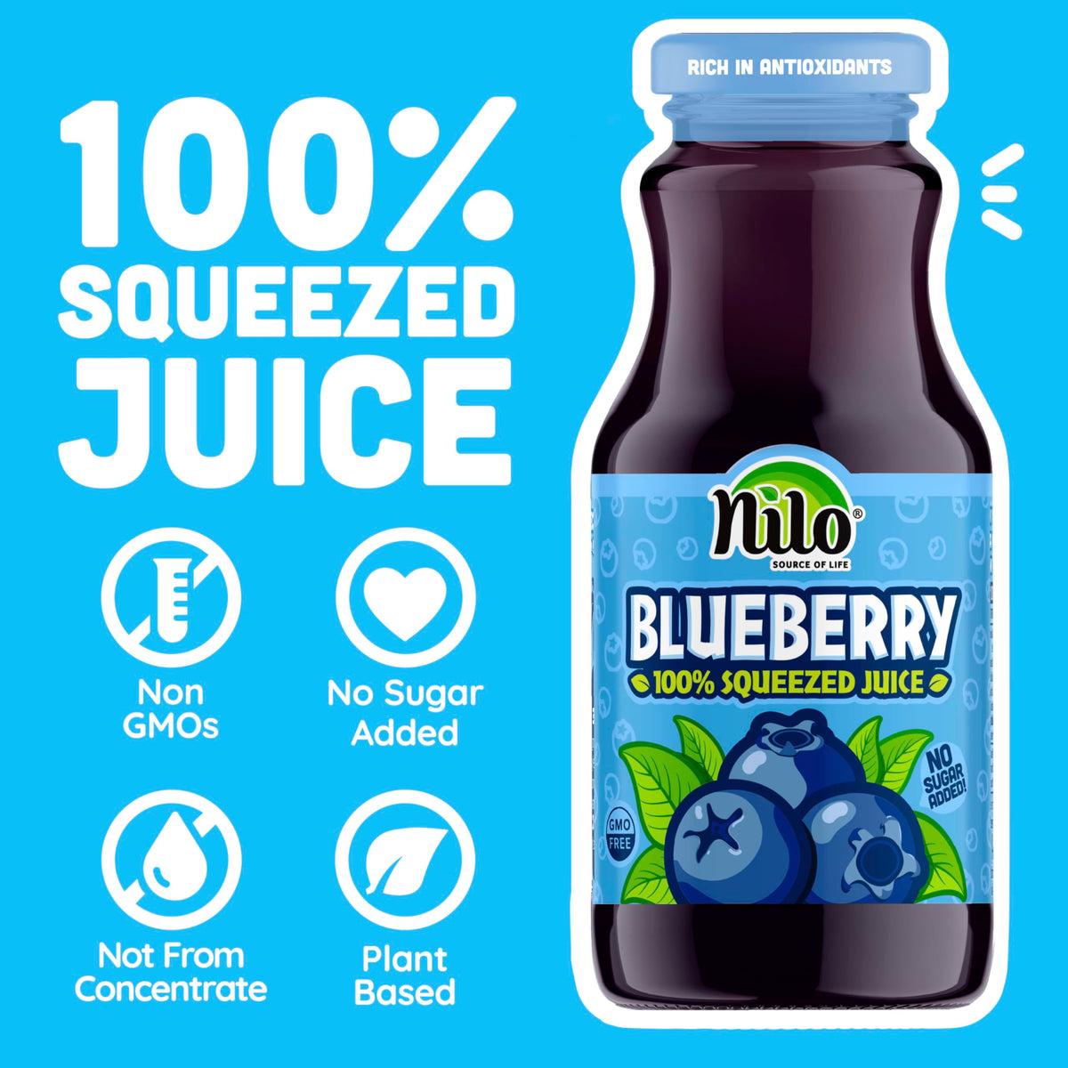 NILO Not from concentrate press preserves natural taste and nutrients