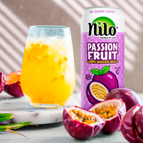 NILO Passion Fruit Juice freshness reflects farm-to-bottle process delivering peak flavor.