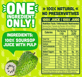 NILO Soursop Juice with real pulp delivers authentic tropical flavor.