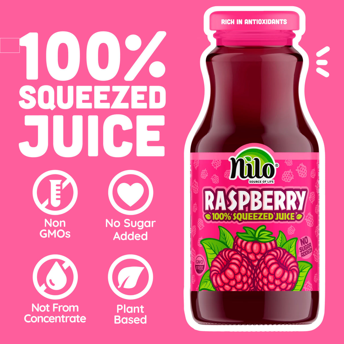 Wild Georgia raspberries highlight authentic flavor in NILO juice