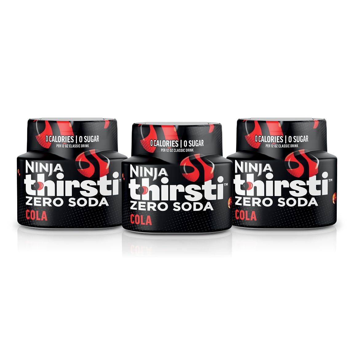 Ninja Thirsti bottle pour with crisp soda flavor and zero calories.