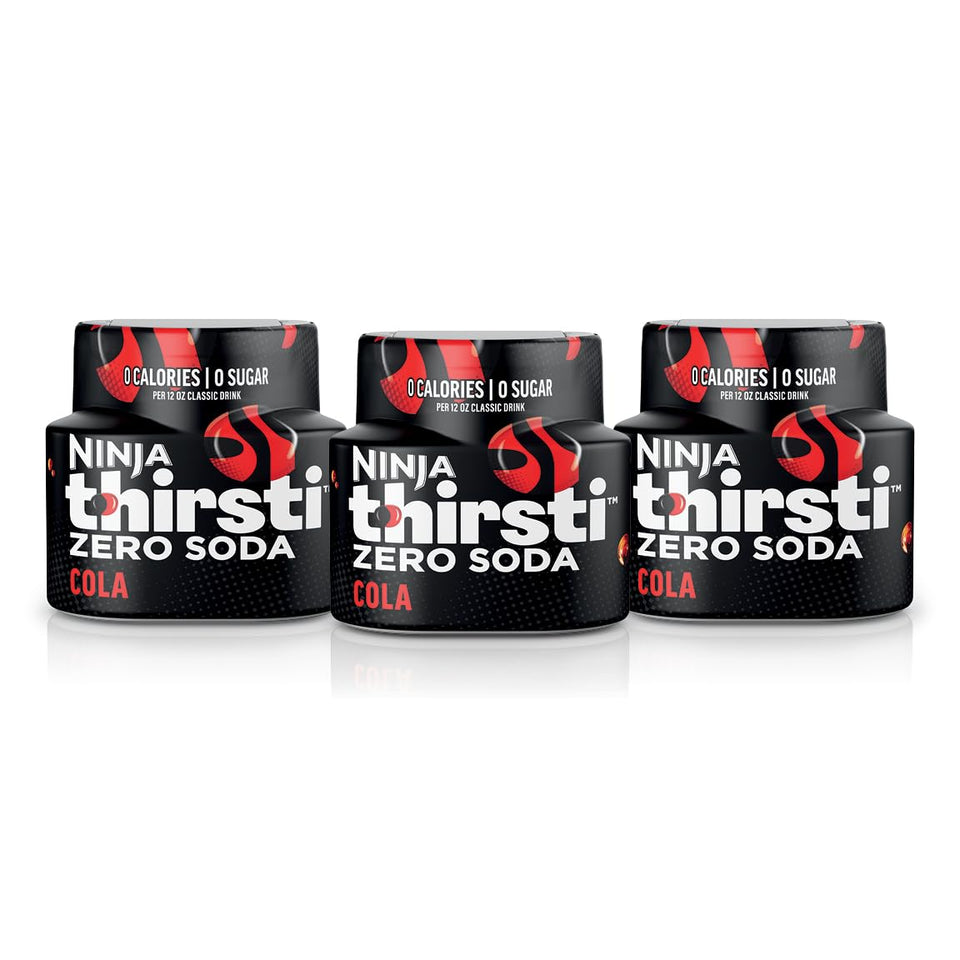 Ninja Thirsti bottle pour with crisp soda flavor and zero calories.
